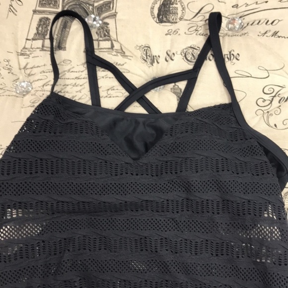 Go by Gossip Mix & Mesh Convertible Crocheted Tank NWT - Picture 7 of 9